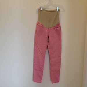 Maternity melon color jeans